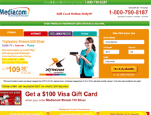 Tablet Screenshot of mediacom.cable-offers.com