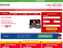 Tablet Screenshot of comcast.cable-offers.com
